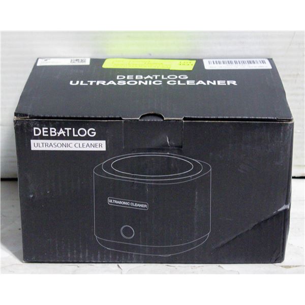NEW ULTRASONIC CLEANER FOR DENTURES/JEWELRY/WATCH/