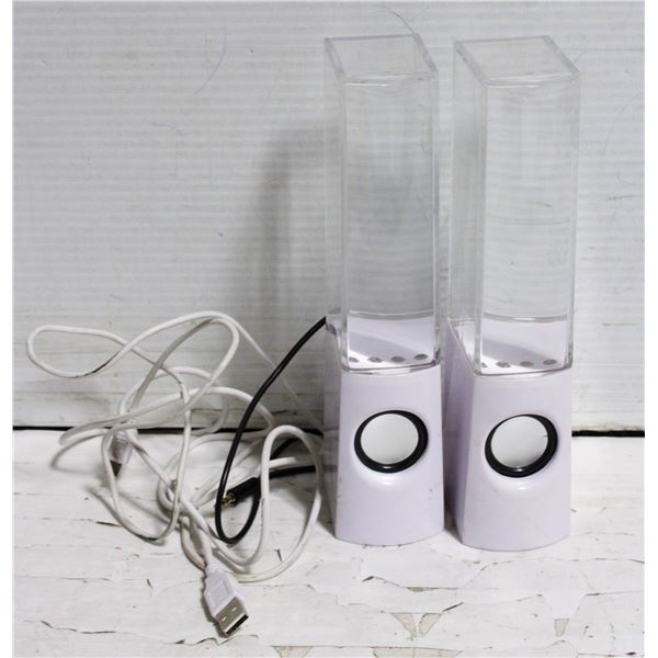 DANCING WATER SHOW COMPUTER SPEAKERS LED LIGHT