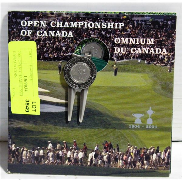 2004 OPEN CHAMPIONSHIP OF CANADA COIN