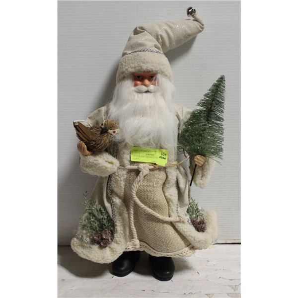 17" CERAMIC OLD MAN SANTA CLAUS