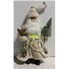 17" CERAMIC OLD MAN SANTA CLAUS