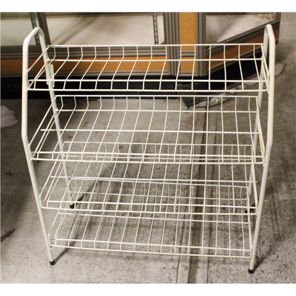 FOUR TIER METAL SHOE RACK