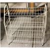 FOUR TIER METAL SHOE RACK