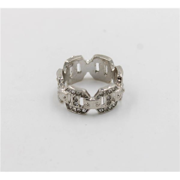 DELICATE WOMEN TWISTED RING PARTY WEDDING SIZE 7