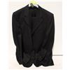 MENS BLACK 3 BUTTON SUIT WITH GARMENT BAG