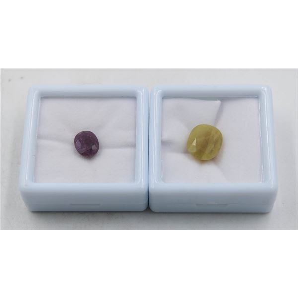 #58-NATURAL OPAL 6.55 CT   & HEATED RUBY 4.35CT