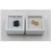 #264-HEATED YELLOW SAPPHIRE 3.15 CT  & ONYX  5.10