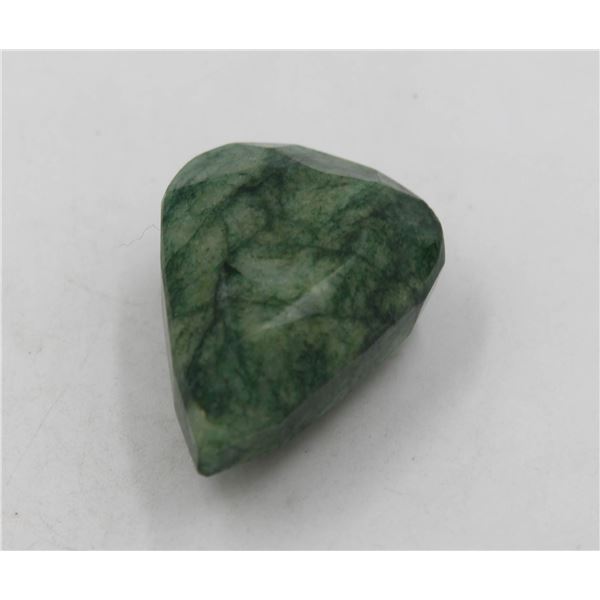 #137-GREEN EMERALD GEMSTONE 155.30CT