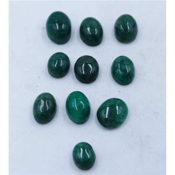 #117-GREEN EMERALD GEMSTONES 88.25CT