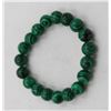 #150-GREEN MALACHITE BRACELET 10MM/7.5"
