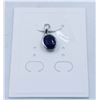 #174-HEATED BLUE SAPPHIRE GEMSTONE   PENDANT