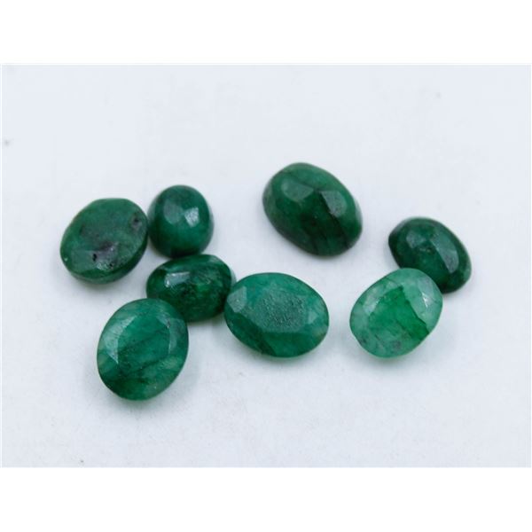 #113-GREEN EMERALD GEMSTONES 43.75 CT