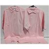 2 NEW HARMONY LIGHT PINK POLO SHIRTS SIZE XL