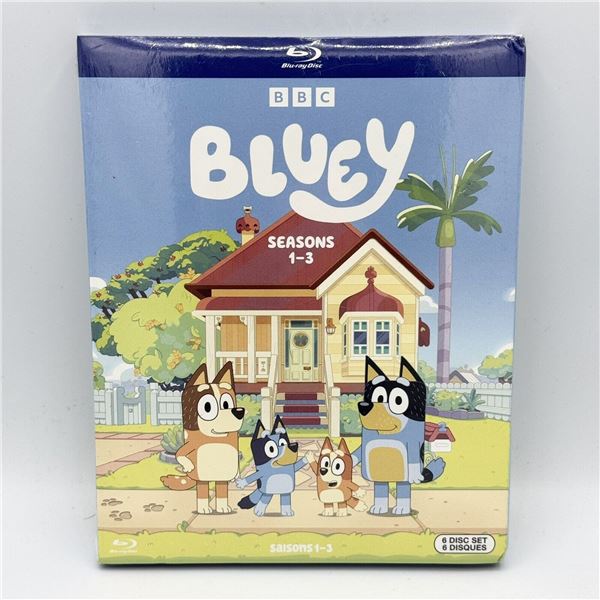 BRAND NEW BLU-RAY BLUEY SEASON 1 - 3