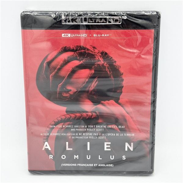 BRAND NEW 4K + BLU-RAY ALIEN ROMULUS