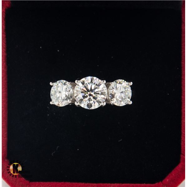#1185-4.00 CT TW GRA CERTIFIED ROUND BRILLIANT CUT