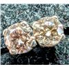 BZ2096-81J 14K NATURAL LIGHT PINK DIAMOND EARRINGS
