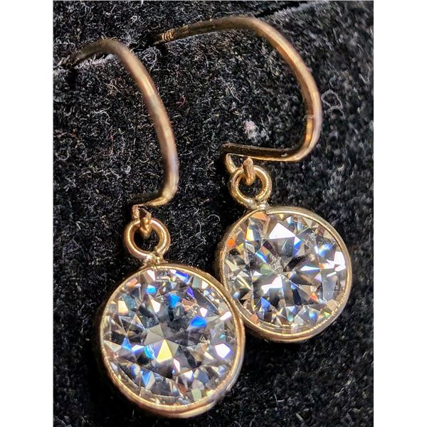 BZ2096-93J 10K MOISSANITE 1.5CT EARRINGS