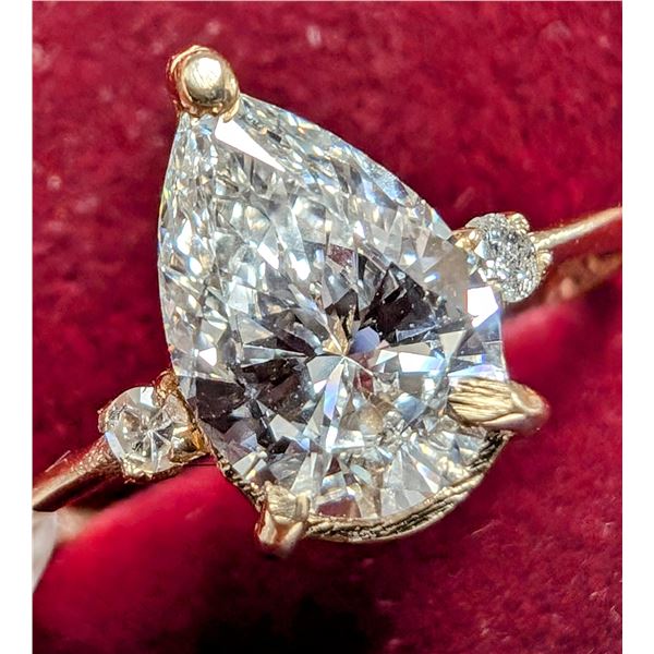 BZ2096-99J 10K 1.4G LAB DIAMOND NATURAL RING