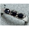 Image 1 : BZ2096-89J SILVER SAPPHIRE 1CT RING