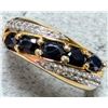 Image 1 : BZ2096-79J SILVER 4G SAPPHIRE 1.5CT RING