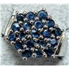 Image 1 : BZ2096-54J SILVER 4.16G SAPPHIRE 0.85CT RING