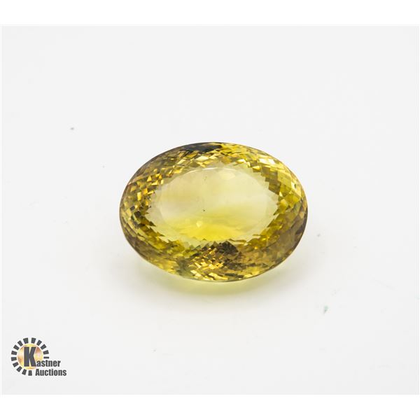 195.72 CTS NATURAL FANCY OVAL CUT CITRINE COMES W