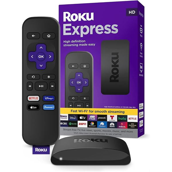 BRAND NEW ROKU EXPRESS HD STREAMING DEVICE