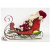 SANTA IN SLEIGH 3 1/2 FT X 1 1/2 FT