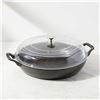Image 1 : NEW STAUB ROUND BAKER WITH GLASS LID 11 3/4"