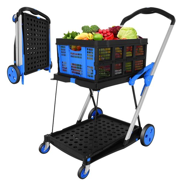 NEW COLLAPSIBLE UTILITY CART MULTI USE FUNCTIONAL
