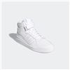 Image 3 : NEW ADIDAS MEN'S FORUM MID SNEAKER WHITE SZ 19