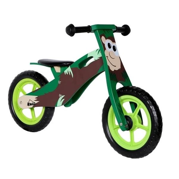 NEW KOBE TOYS KIDS BALANCE BIKE NO PEDALS MONKEY