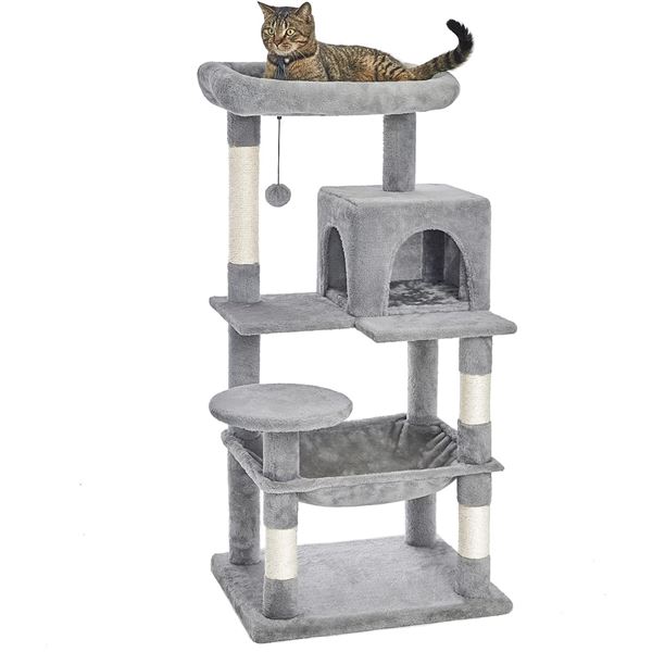 NEW CAT INSIDER 46.5 INCH CAR CONDO LIGHT GREY