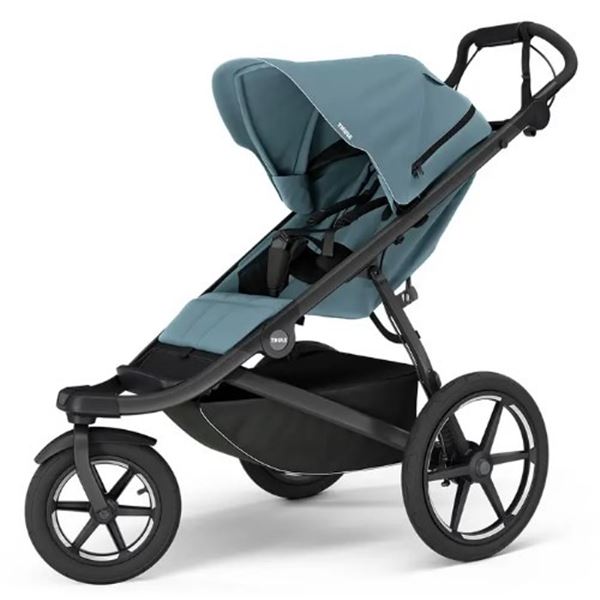 NEW THULE URBAN GLIDE 3 SINGLE STROLLER MID BLUE