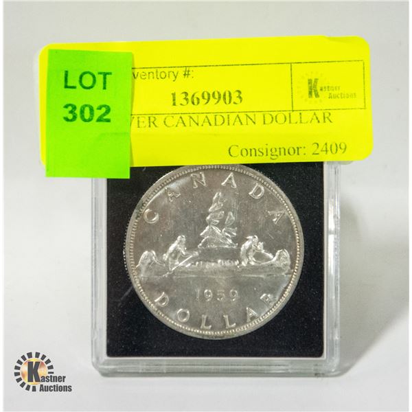 1959 SILVER CANADIAN DOLLAR