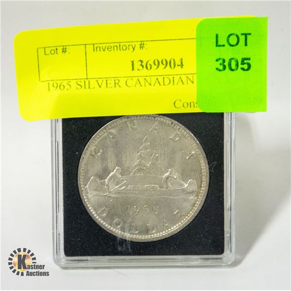 1965 SILVER CANADIAN DOLLAR