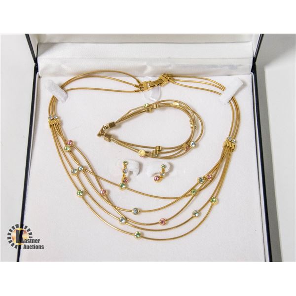 FIFTH AVENUE NECKLACE BRACELET EARRINGS SET
