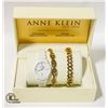 NEW ANNE KLEIN NEW YORK WATCH AND BRACELETS