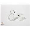Image 2 : ESTATE SWAROVSKI STYLE CAT & BUNNY TOGETHER-ESTATE
