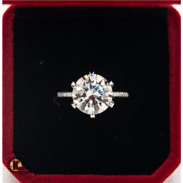 #1400-5.00 CT GRA CERTIFIED ROUND BRILLIANT CUT