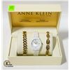 NEW ANNE KLEIN NEW YORK WATCH AND BRACELETS