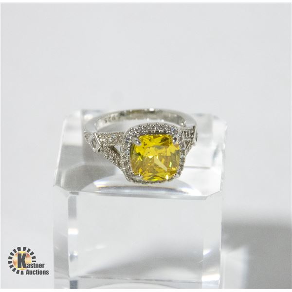 SILVER 925, SIZE 7 LADIES RING IN GIFT BOX