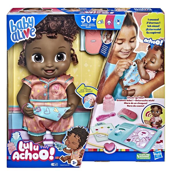 NEW BABY ALIVE LULU ACHOO DOLL