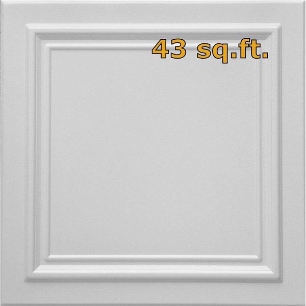 NEW STYRO PRO R, 24 STYROFOAM CEILING TILES 43 SQ