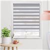 Image 1 : NEW KELIXU ZEBRA BLINDS FOR WINDOWS CORDLESS 39"