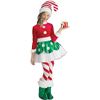 Image 1 : NEW CANDY CANE ELF PRINCESS PREMIUM CHILD COSTUME