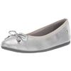 Image 1 : NEW HUSH PUPPIES GIRLS JOSIE FLAT SILVER