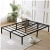 Image 1 : BRAND NEW 14 INCH METAL PLATFORM BED FRAME - QUEEN