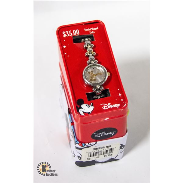MICKEY MOUSE WATCH DISNEY SPECIAL SHAPED LINKS